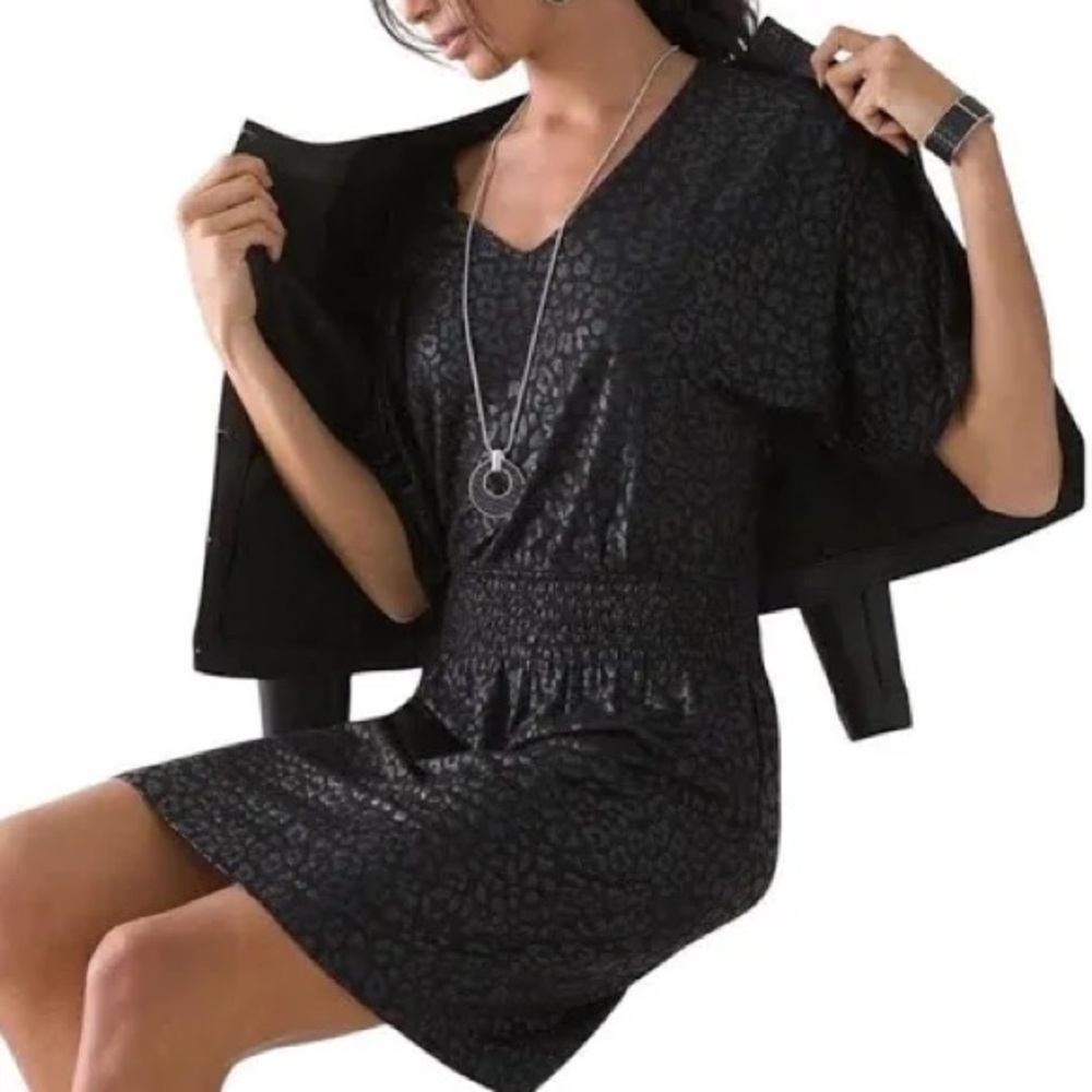 White House Black Market, NWT, Black Sequin Mini Dress, Size M - Picture 13 of 13